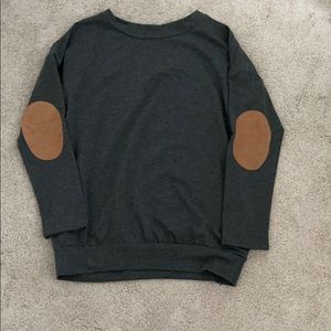 Sweater with patches, comfy